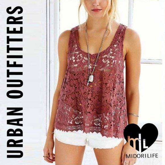 ECOTE Daydreaming Crochet Tank Top - Picture 1 of 5